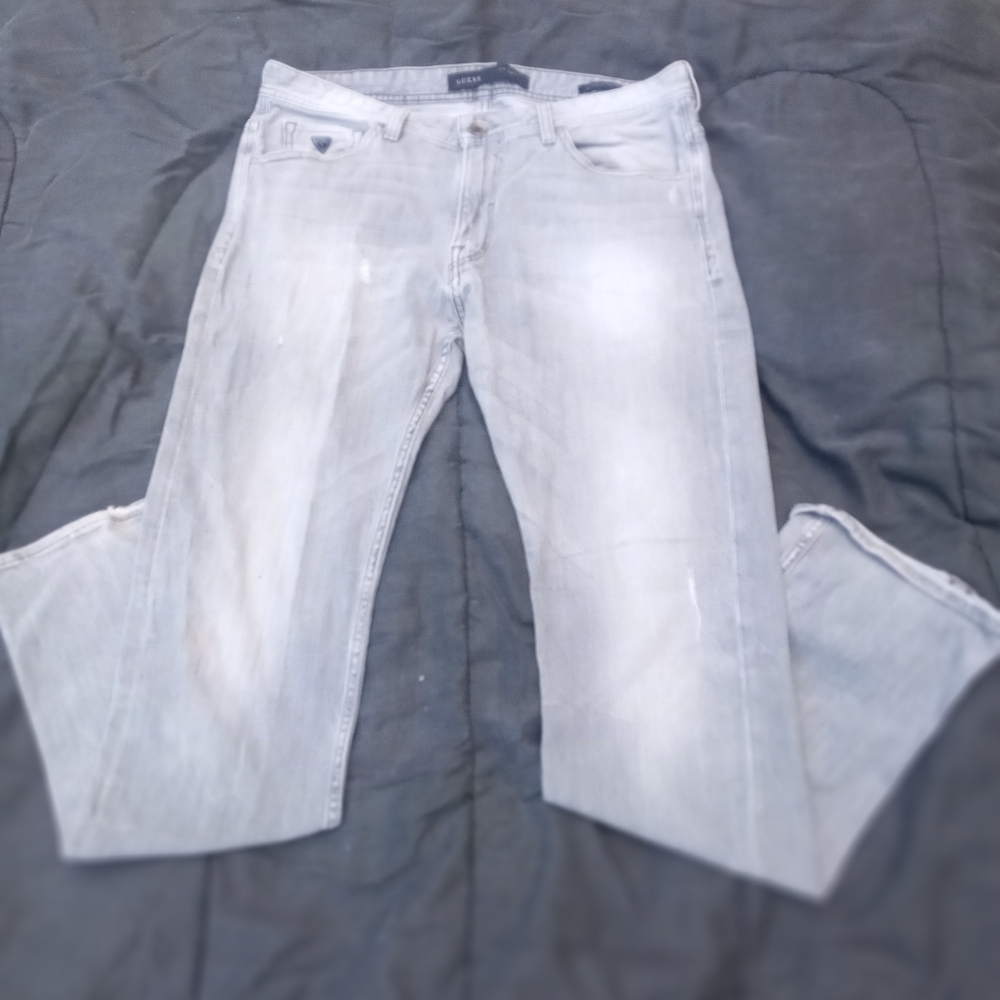 Men's Guess Light Gray Jeans